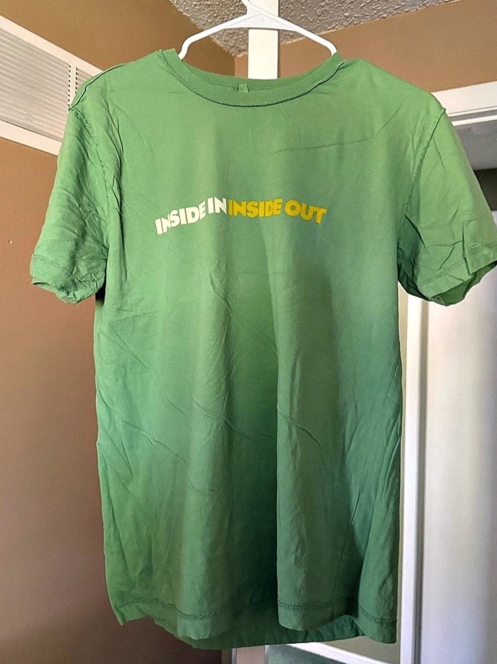 The Kooks Inside In Inside Out Tour Merch T-Shirt Green Medium